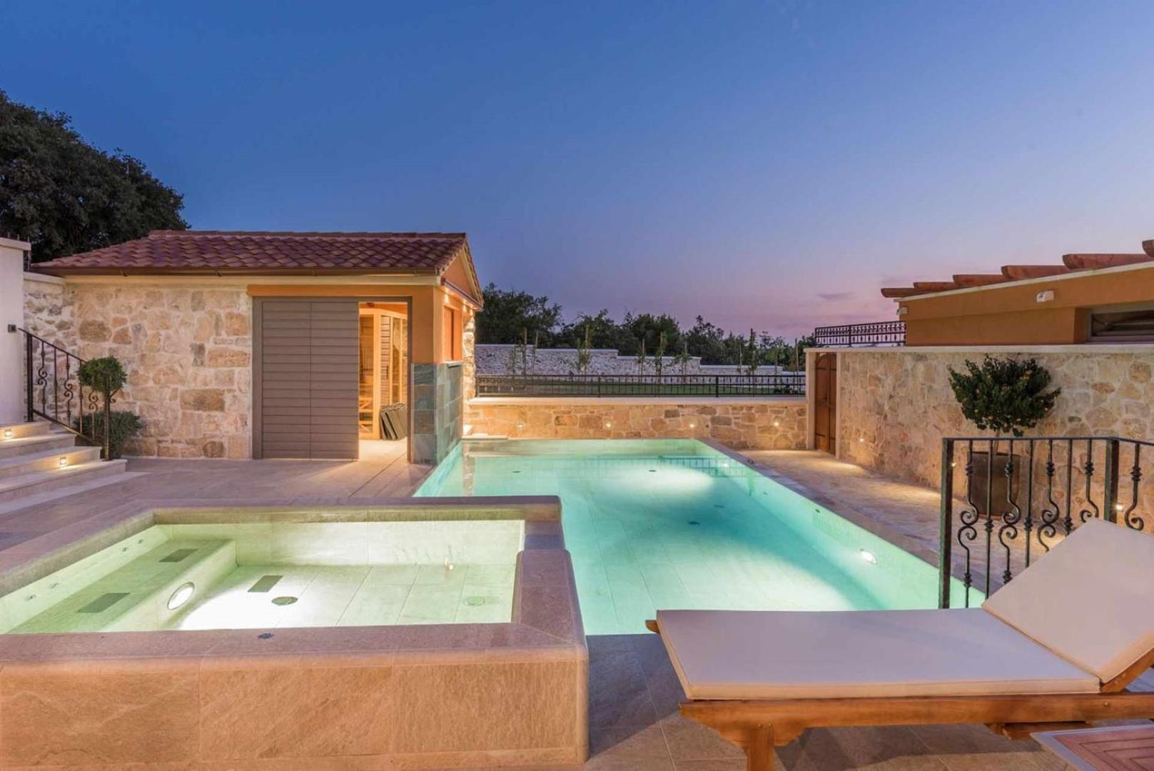 Luxury Villa Finessa Skradin 2 With Heated Pool, Jacuzzi And Sauna Екстериор снимка