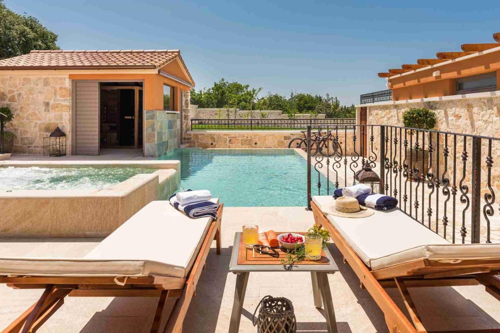 Luxury Villa Finessa Skradin 2 With Heated Pool, Jacuzzi And Sauna Екстериор снимка
